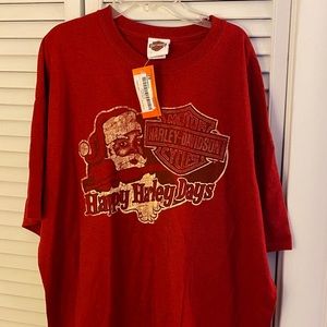 Harley Davidson Christmas T-Shirt